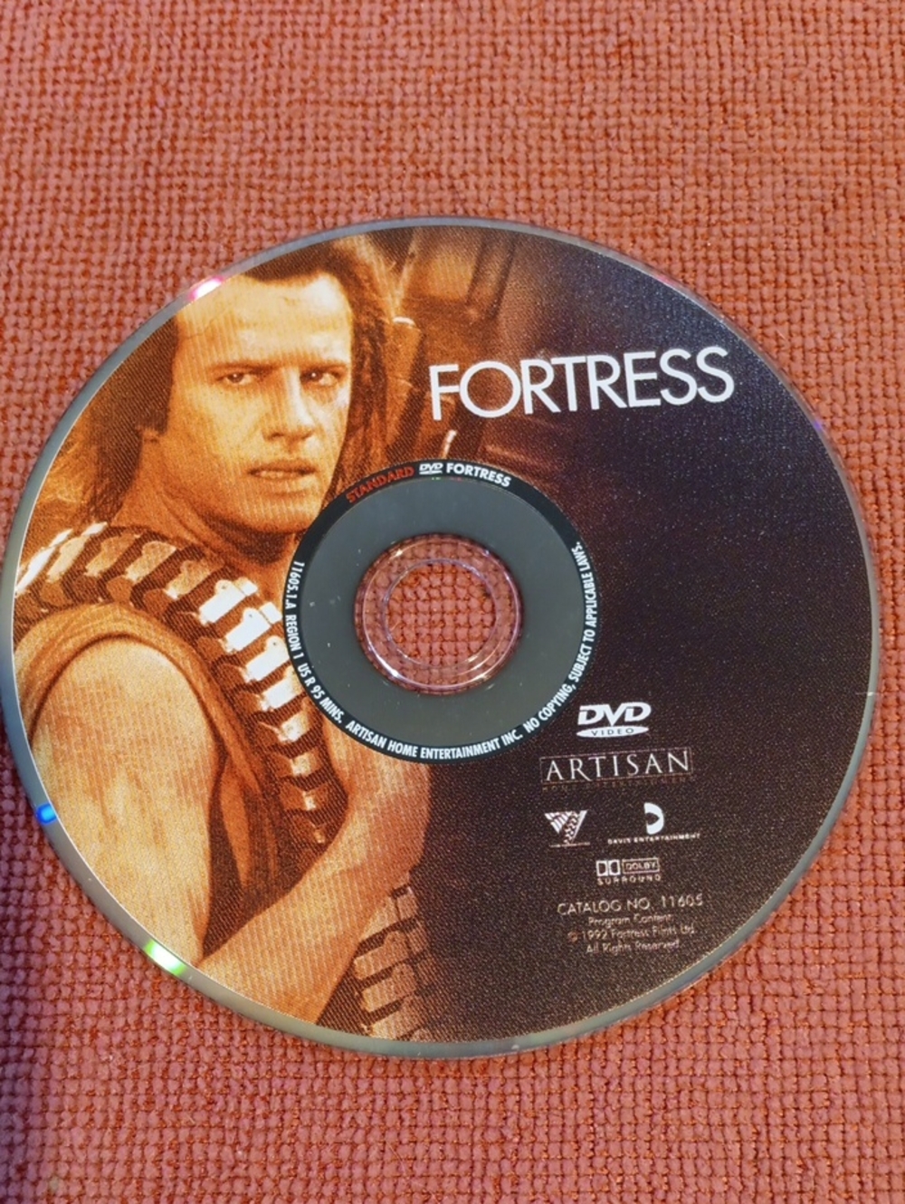 2/$8 Fortress DVD *NO CASE*